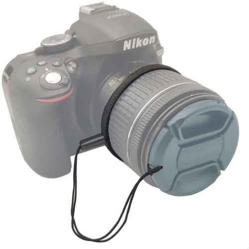 5 Pack Elastic Lens Cap Keeper Lens Cover Leash Prevent Lens Cap Lost Compatible with Canon/Nikon/Sony/Fujifilm/Olympus/Panasonic DSLR SLR Camera and