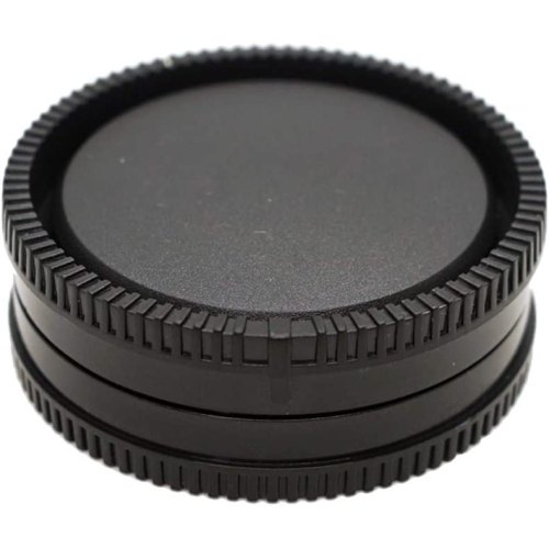 Camera Body Cap + Rear Lens Cap Cover Compatible for Sony E-Mount fit A7IV A7RIV A7RIII A7RII A7III A7II A7 A7C A7S A6600 A6500 A6400 A6300 Camera