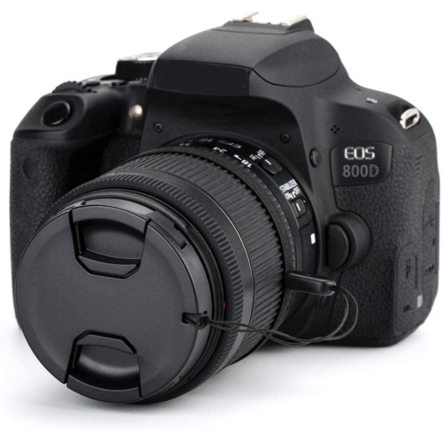 2 Pack 58mm Front Lens Cap Cover for Canon EOS Rebel T7 T6 T5 T8i T7i T6s T6i T5i T4i T3i SL1 SL2 SL3 with 18-55mm Kit Lens,Fujifilm XF 18-55mm/XC