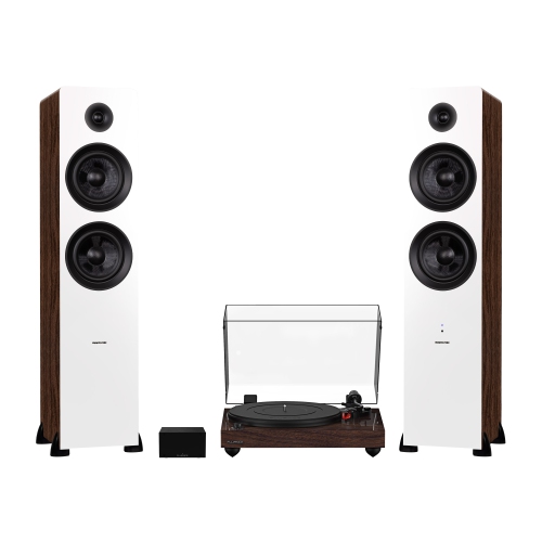 FLUANCE  Rt83 Reference High Fidelity Vinyl Turntable, Pa10 Phono Preamp And Ai81 Elite Powered Floorstanding Speakers