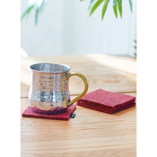 ETHICA Set of 4 felt coasters