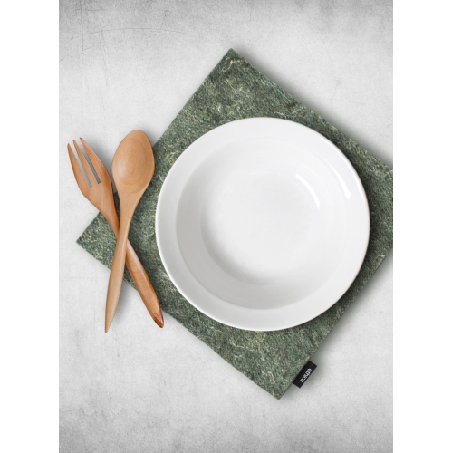 ETHICA Recycled square felt trivets – Set of 4