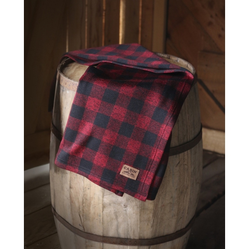 INITIAL Plaid blanket