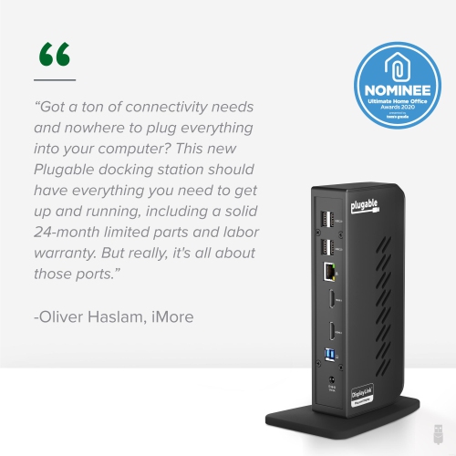 Plugable UD-3900Z Dual HDMI USB Universal Docking Station For Windows