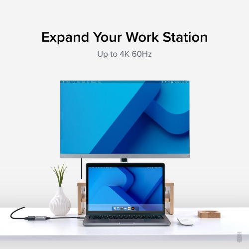 Plugable USB C to HDMI 2.0 Adapter Compatible with 2018 iPad Pro, 2018 MacBook Air, 2018 MacBook Pro, Dell XPS 13 & 15, Thunderbolt 3 Ports & More