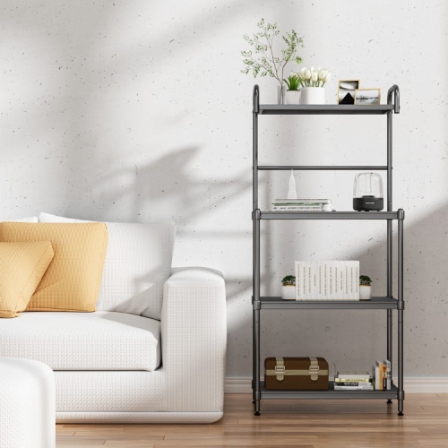 Kitchen Baker’s Rack with 4 Metal Shelves – Microwave Oven Stand & Storage Organizer