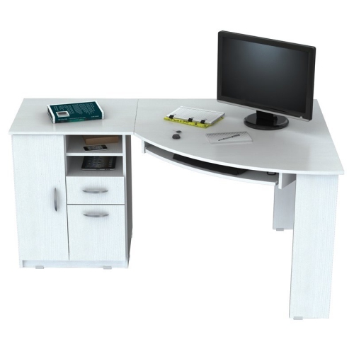 INVAL AMERICA Inval Laura Washed Oak Corner Computer Desk