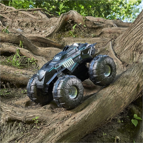 dc Comics Batman, Batmobile tout-terrain véhicule télécommandé, jouets Batman résistants à l’eau pour garçons de 4 ans et plus