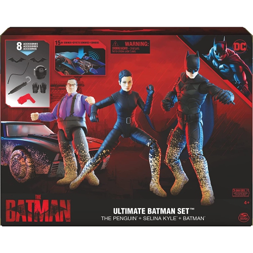 dc comics, Batman and Lt Gordon Pack, Exclusive 4” Action Figures and Police Car Vehicle, The Batman Movie Collectible, Kids Toys for Boys and Girls