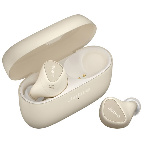 Jabra Elite 5 In-Ear Noise Cancelling True Wireless Earbuds - Gold Beige