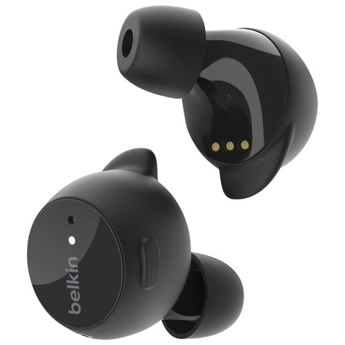 Belkin SoundForm Immerse In-Ear Noise Cancelling True Wireless Earbuds - Black