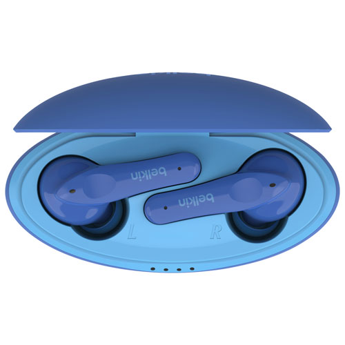 Belkin SoundForm Nano In-Ear Sound Isolating Truly Wireless Kids Headphones - Blue