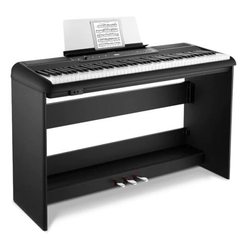 Donner SE-1 88 Key Hammer Action Weighted Digital Piano Portable Professional Arranger Keyboard with Stand