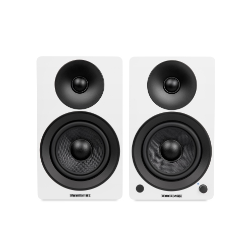 Tourne-disque haute fidélité en vinyle RT81 Elite de Fluance et haut-parleurs d’étagère stéréo 6,5 po amplifiés Ai61