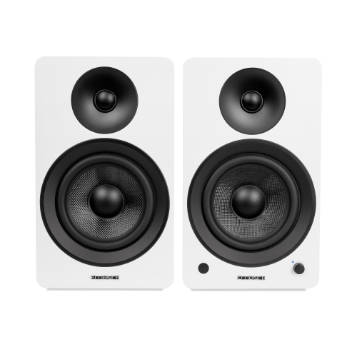 Tourne-disque haute fidélité en vinyle RT81 Elite de Fluance et haut-parleurs d’étagère stéréo 6,5 po amplifiés Ai61