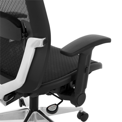 Black Matrix Back Manager's Office Chair with Black Plastic Matrix Seat