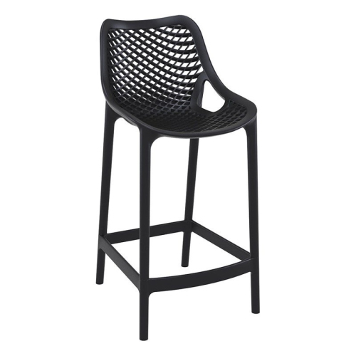 COMPAMIA  Air Patio Counter Stool In In Black