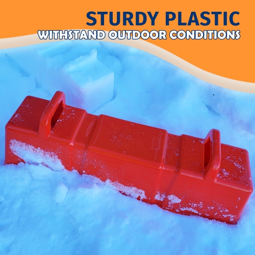 PRISP Snow and Sand Mould - Block and Brick Maker, Double Size