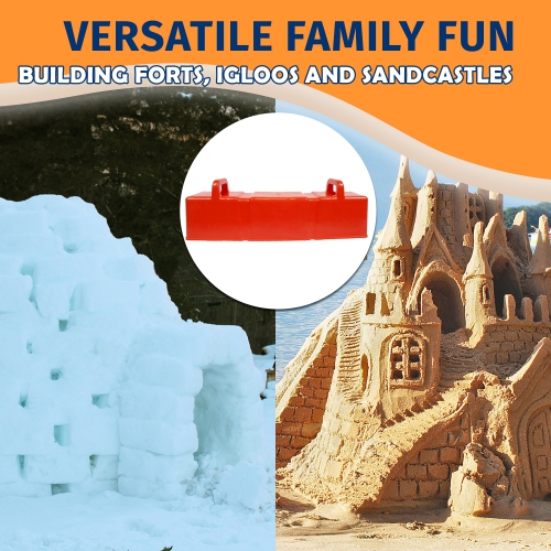 PRISP Snow and Sand Mould - Block and Brick Maker, Double Size