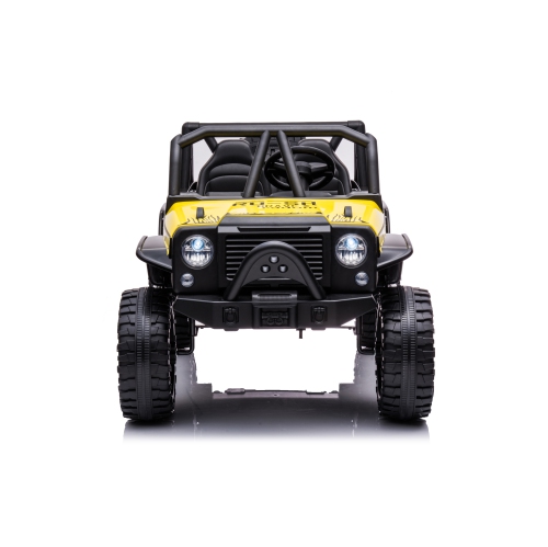 24V Freddo Raider 2 Seater Ride on w/ Leather Seats, LED Lights & Remote Control