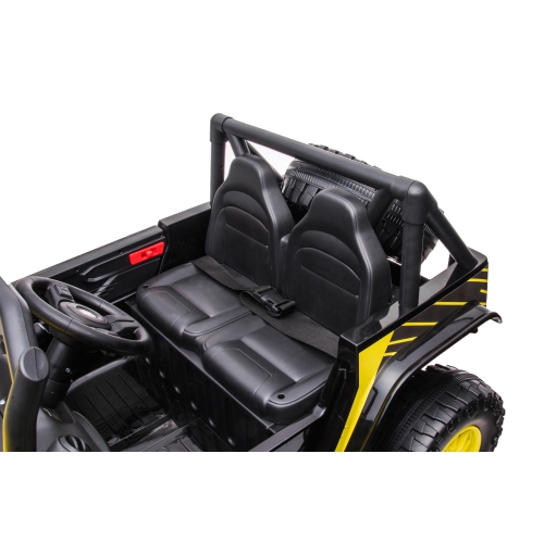 24V Freddo Raider 2 Seater Ride on w/ Leather Seats, LED Lights & Remote Control