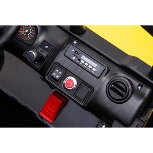 24V Freddo Raider 2 Seater Ride on w/ Leather Seats, LED Lights & Remote Control