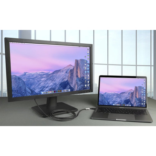 Plugable USB C to VGA Cable - Connect Your USB-C or Thunderbolt 3 Laptop to VGA Displays up to 1920x1080@60Hz, 6 Feet, 1.8m