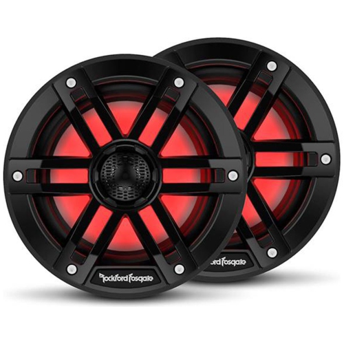 ROCKFORD FOSGATE  M1-6B 6” Color Optix Marine 2-Way Speakers – In Black