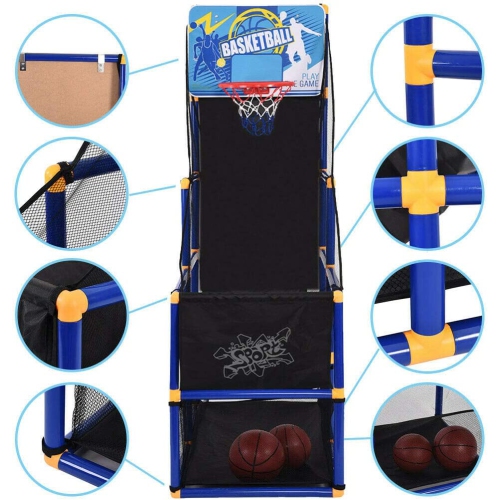Super Cool Outdoor Kids Indoor/Outdoor Basketball Hoop Sport Arcade Game Set
