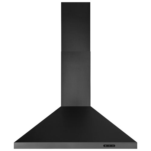 Broan 30" Wall Mount Range Hood - Black Stainless Steel