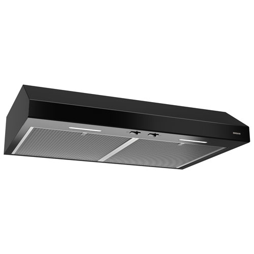 Broan 30" Under Cabinet Range Hood - Black Stainless Steel