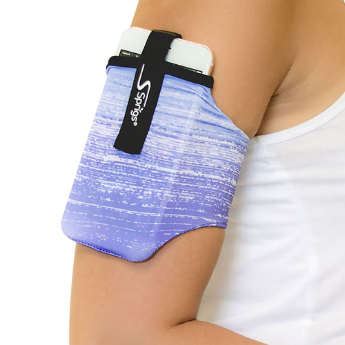 Sprigs Phone Arm Band - Large - Purple Blitz