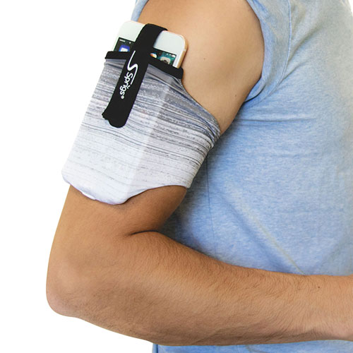 Sprigs Phone Arm Band - Medium - Grey Blitz