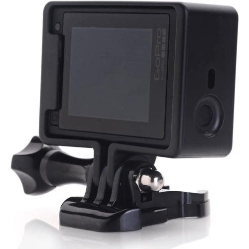 Frame Mount for GoPro Hero 4 3+, and 3 Light and Compact Housing All Slots Fully Accessible, with Large Thumbscrew and Quick Release Mount
