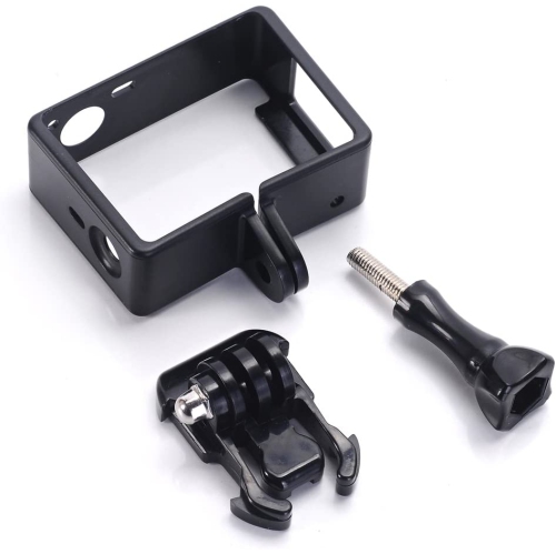 Frame Mount for GoPro Hero 4 3+, and 3 Light and Compact Housing All Slots Fully Accessible, with Large Thumbscrew and Quick Release Mount