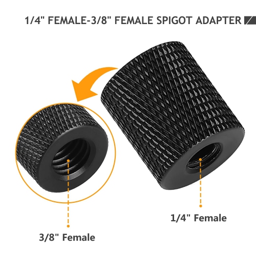 12 Pcs 1/4' 3/8' Light Stand Adapter, Tripod Screw Adapter Converter for DSLR Camera Tripod, Shoulder Rig, Flash Light Stand, Camera Cage, Lighting