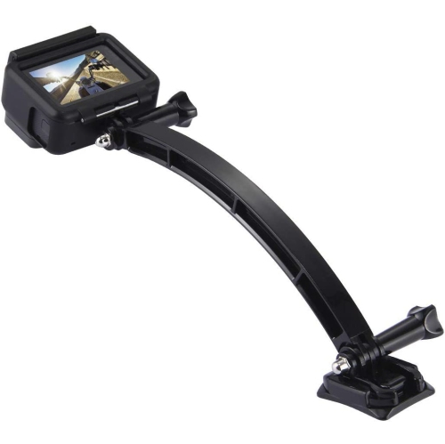 3-in-1 Curved Arced Extension Arms in Different Lengths(7.5/13.5/19.5cm) Compatible for GoPro Series, SJCAMs, GeekPro and Other Action Cams ect.