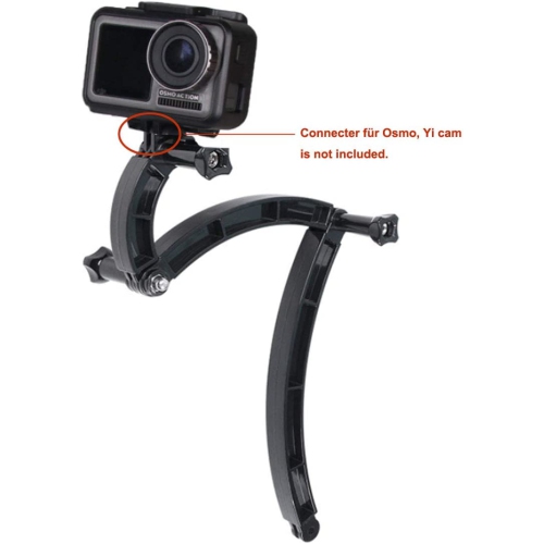 3-in-1 Curved Arced Extension Arms in Different Lengths(7.5/13.5/19.5cm) Compatible for GoPro Series, SJCAMs, GeekPro and Other Action Cams ect.