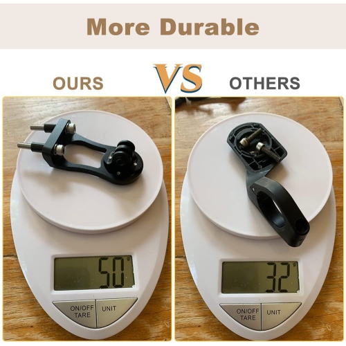 Combo Extended Out Front Mount Bicycle Computer GPS Cycling Handlebar Stem Mount Extended Holder Compatible with Camera Flashlight-Black