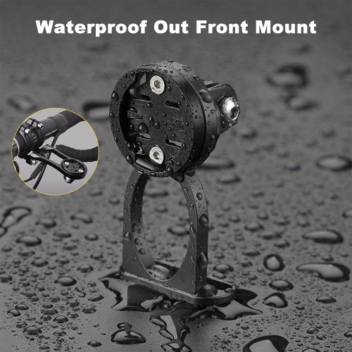 Combo Extended Out Front Mount Bicycle Computer GPS Cycling Handlebar Stem Mount Extended Holder Compatible with Camera Flashlight-Black