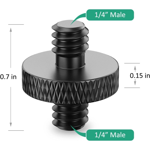 Camera Screw Adapter 12 Pcs 1/4 to 3/8 Thread Screw for Camera Tripod Monopod Ballhead Light Mic Stand, by