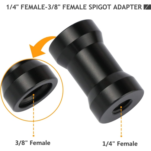 15 Pieces 1/4' 3/8' Light Stand Adapter, Tripod Screw Adapter Converter for DSLR Camera Tripod, Shoulder Rig, Flash Light Stand, Camera Cage,