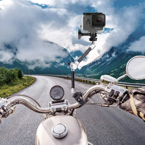 Bras articulé robuste et ajustable de 11 pi Magic Arm avec pince pour caméra d’action sans miroir caméscope téléphone cellulaire GoPro iPhone Monitor