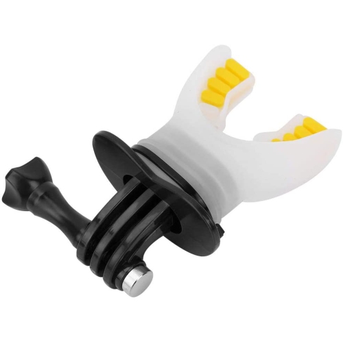 Mouth Bite Mount Mouthpiece Holder Adapter Surfing Diving Skating with Floaty and Neck Lanyard for Gopro Hero 7/6/5/4/3/3+ for SJCAM for XiaoYi