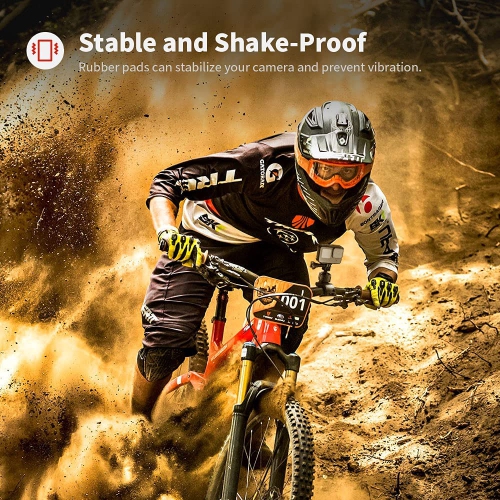 Bike Mount for GoPro, 360 Degree Rotation Bicycle Handlebar Mount Holder with Adjustable Screw for GoPro 10/9/8/7/6/5 and Other Action Camera,