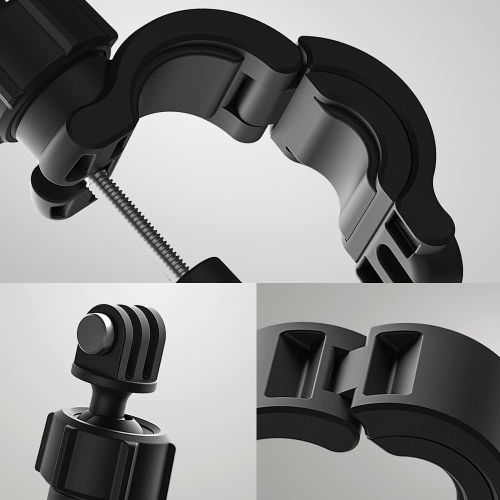 Bike Mount for GoPro, 360 Degree Rotation Bicycle Handlebar Mount Holder with Adjustable Screw for GoPro 10/9/8/7/6/5 and Other Action Camera,