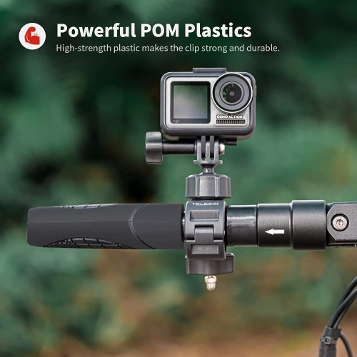 Bike Mount for GoPro, 360 Degree Rotation Bicycle Handlebar Mount Holder with Adjustable Screw for GoPro 10/9/8/7/6/5 and Other Action Camera,