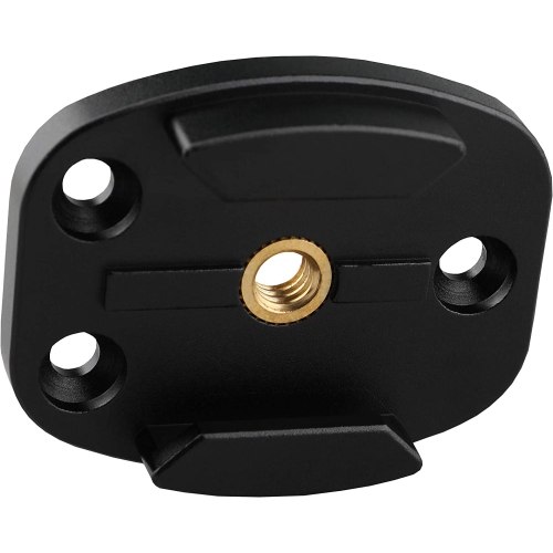QR Mount with Pilot Holes – All Metal, Versatile Quick Release Plate with 1/4'-20 Tripod Screw Compatible with GoPro Hero3/3+/4/5/6/7/8