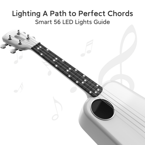 Populele 2 Smart Ukulele Carbon Fiber Edition - Pink