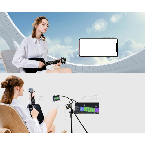 Populele 2 Smart Ukulele Carbon Fiber Edition - Pink